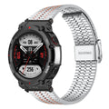 Arovi Metal Watch Band – Stainless Steel Upgrade for Amazfit T-Rex Series