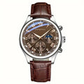 Arovi Roma Dial Watch – Leather-Strapped Elegance, No Fuss Delivered