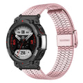 Arovi Metal Watch Band – Stainless Steel Upgrade for Amazfit T-Rex Series