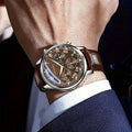 Arovi Roma Dial Watch – Leather-Strapped Elegance, No Fuss Delivered